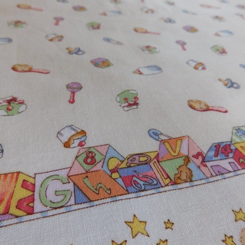 OOP Alexander Henry baby bear border print cotton fabric nursery quilt material - Picture 6 of 16